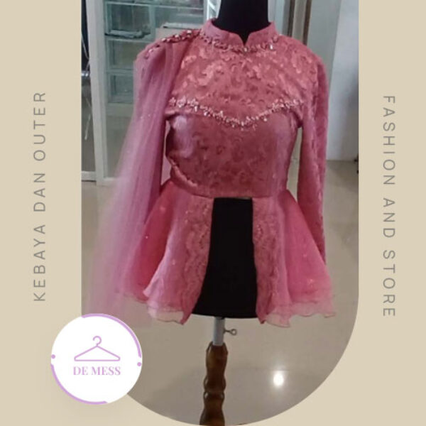 Kebaya Modern Rose Pink