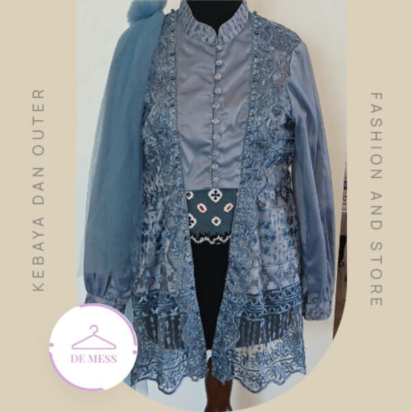 Kebaya Modern Olive Blue